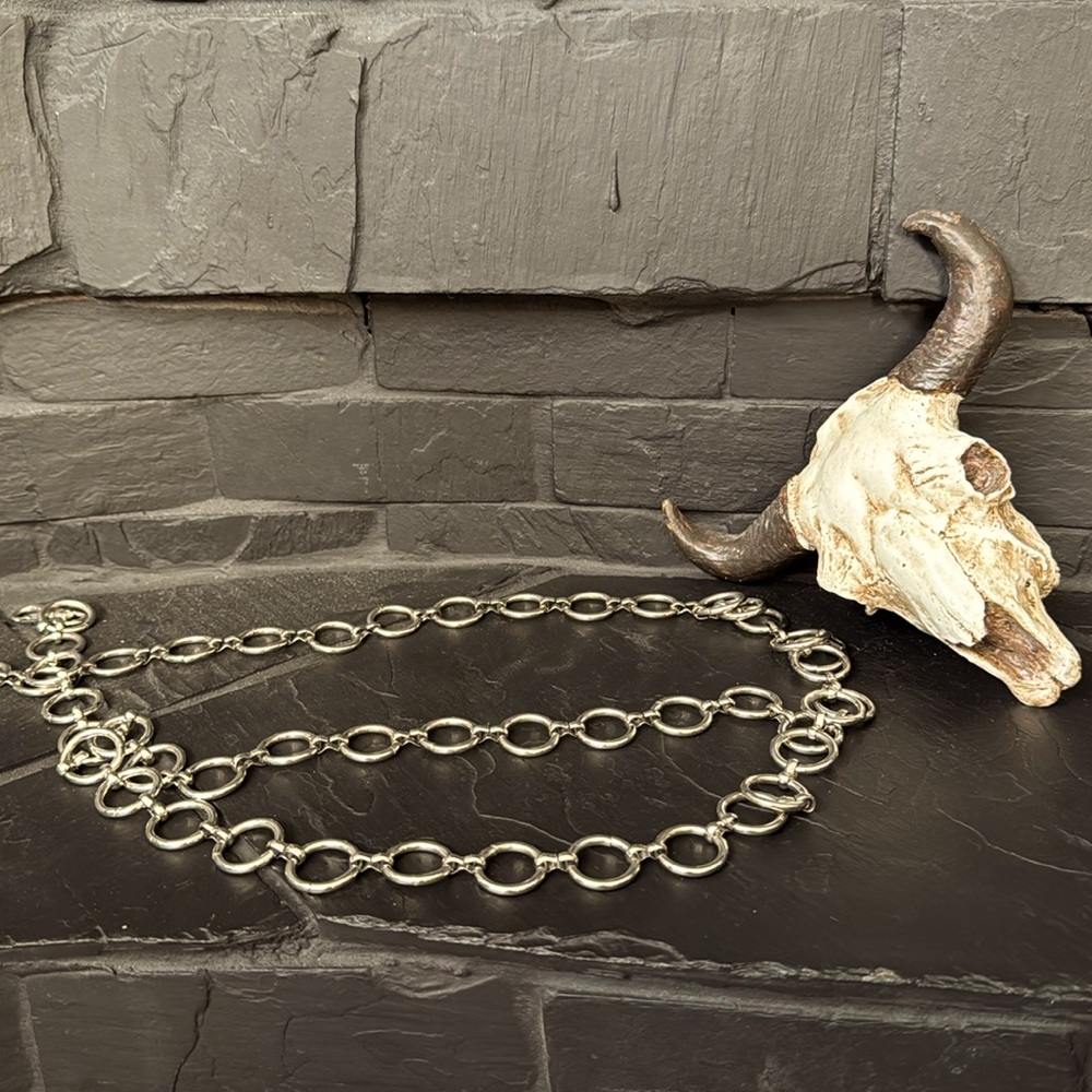 Double layer silver belt